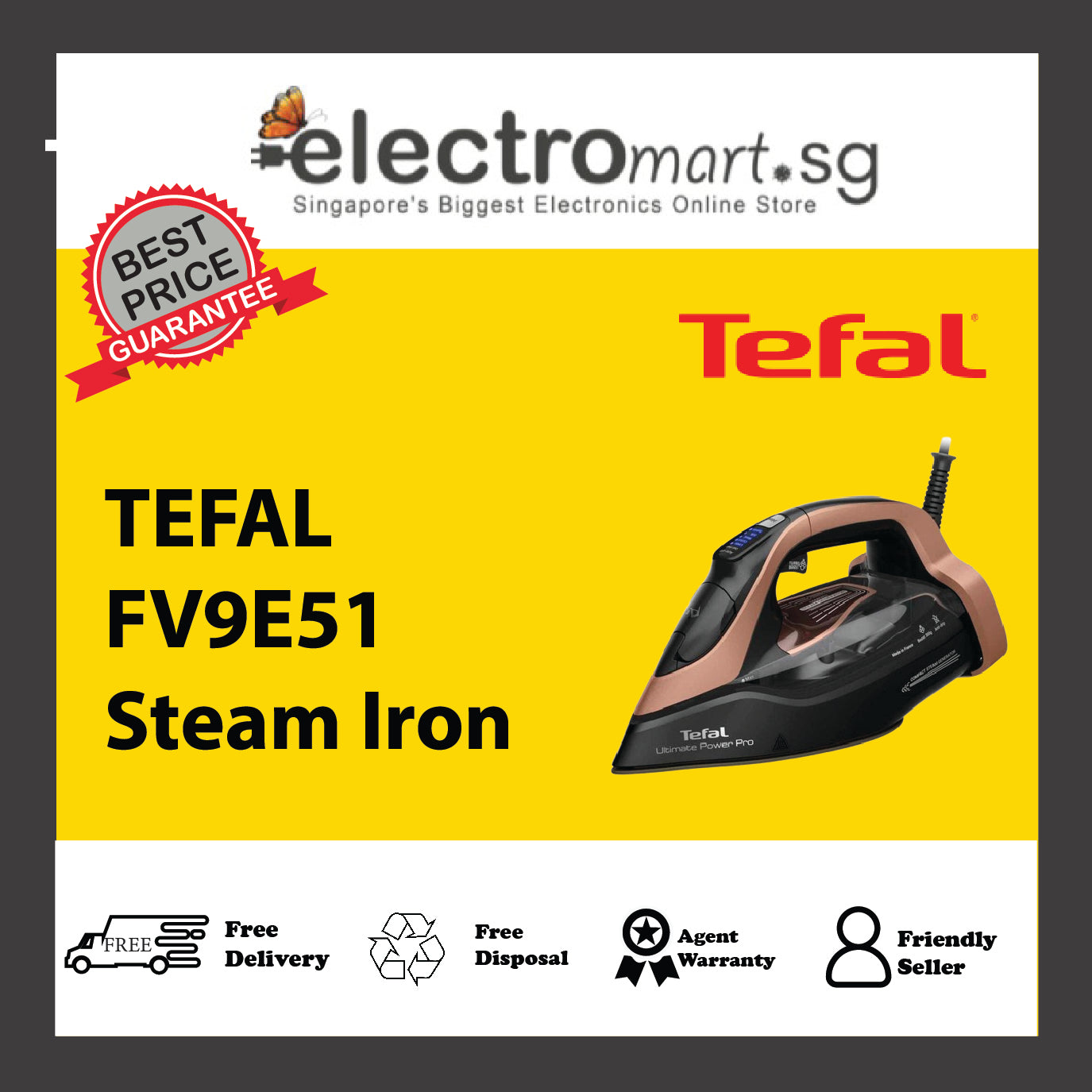 TEFAL FV9E51 Steam Iron