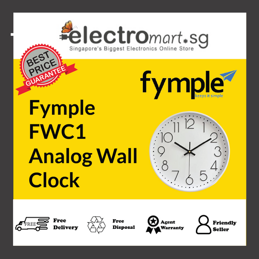 Fymple FWC1 Analog Wall Clock