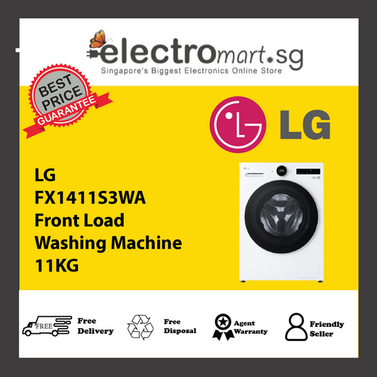 LG FX1411S3WA Front Load Washing Machine 11KG