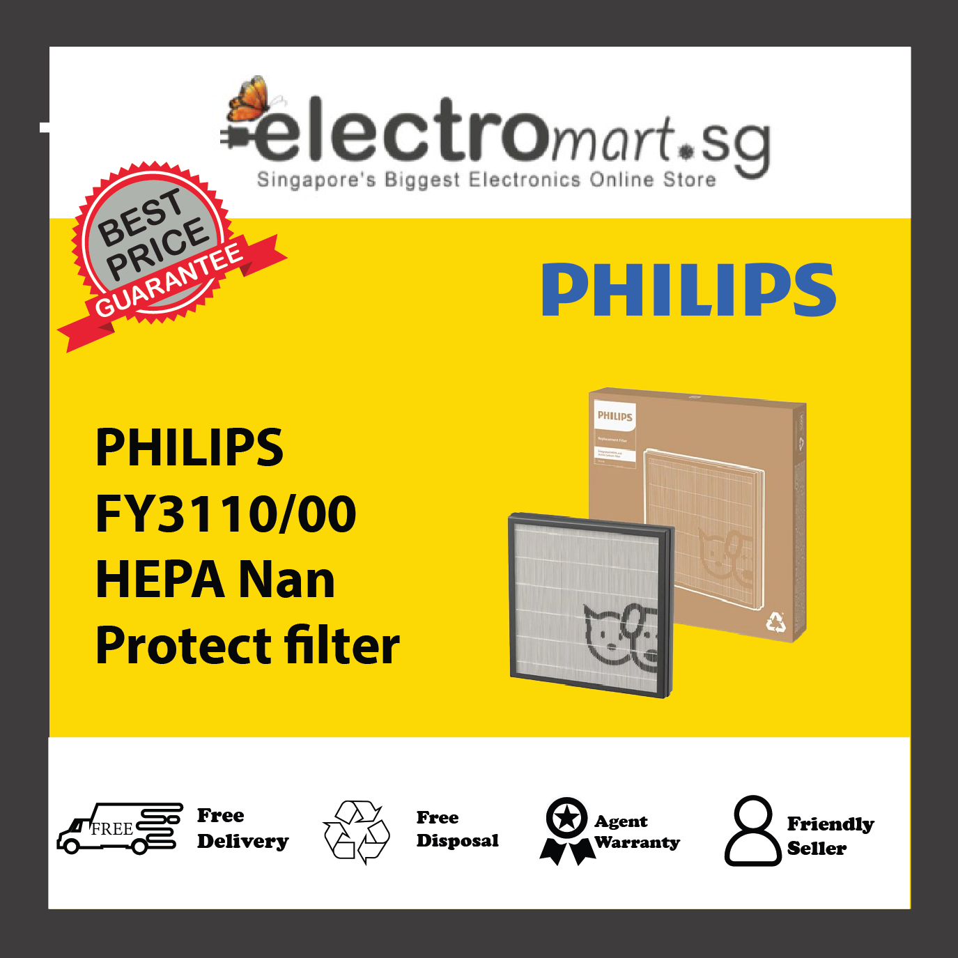 PHILIPS FY3110/00 HEPA Nan Protect filter