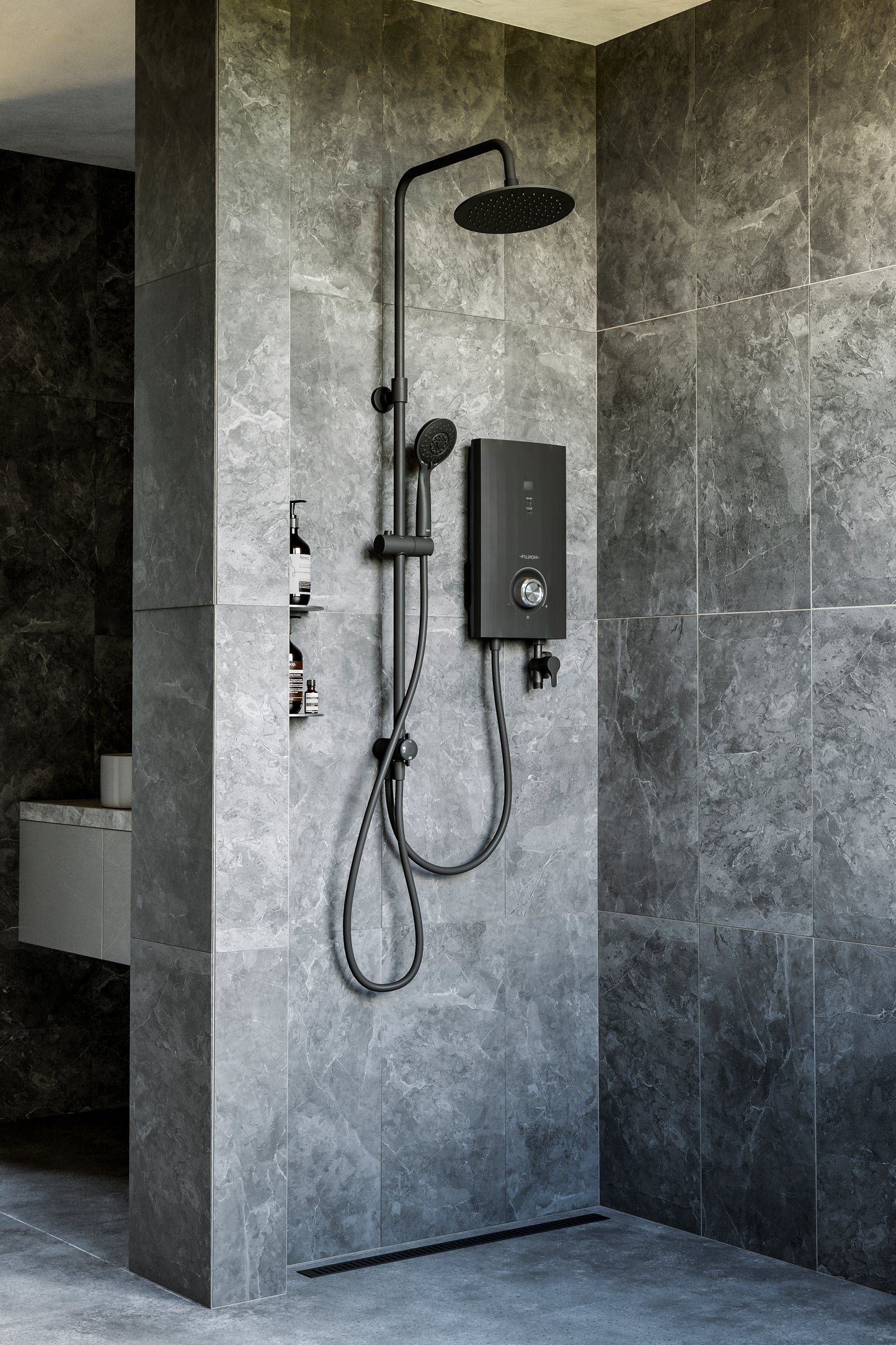 FUJIOH FZ-WH5133DR Instant Water Heater with Rain Shower and Direct Pump