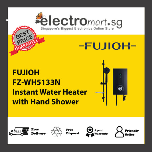 FUJIOH FZ-WH5133N Instant Water Heater with Hand Shower