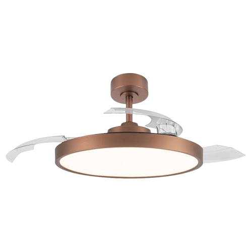 FANCO RETRACT 42" CEILING FAN WITH 40W DIMMABLE LED LIGHT