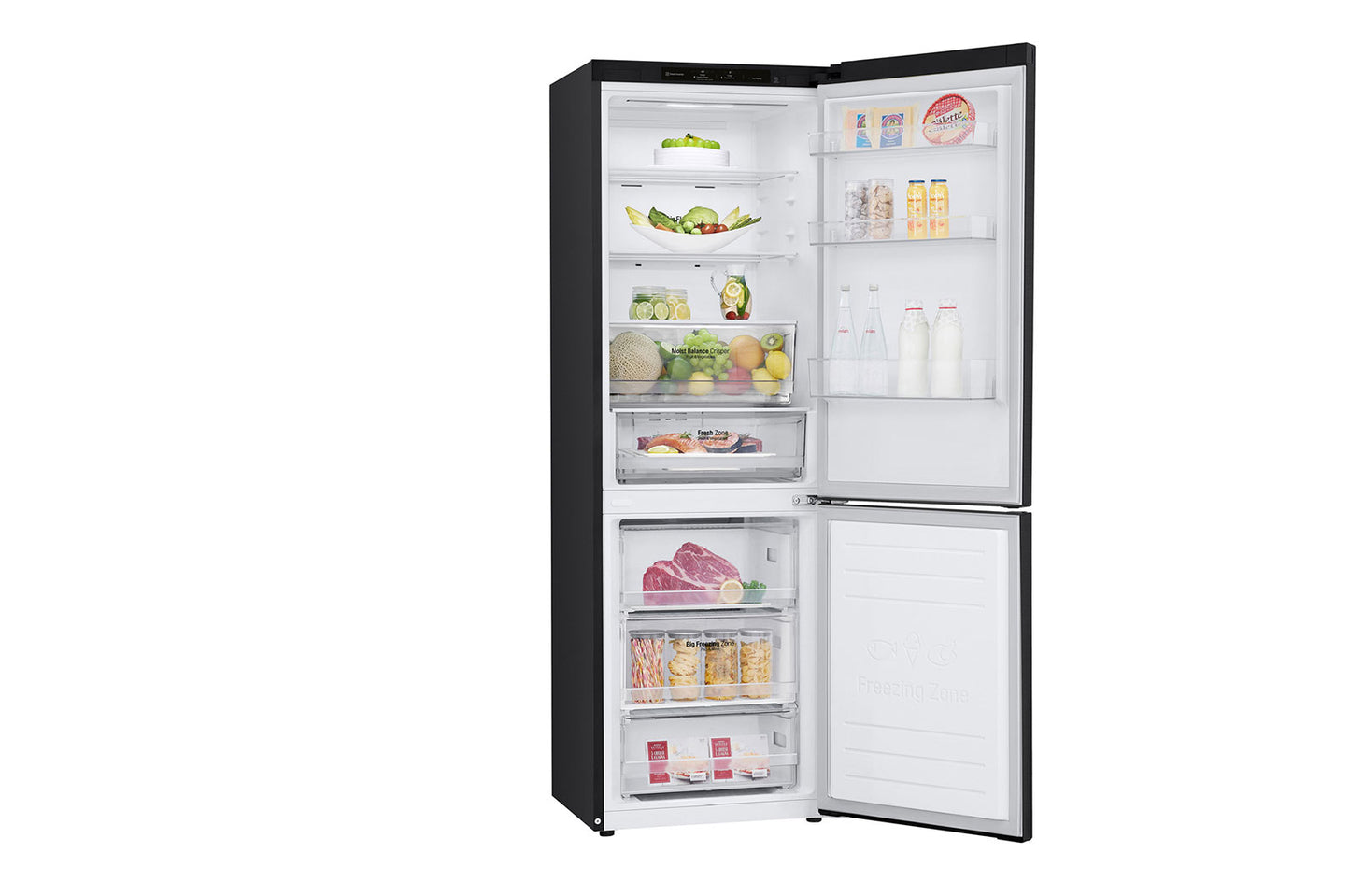 LG GB-B3442MC 2 Door Fridge 341L