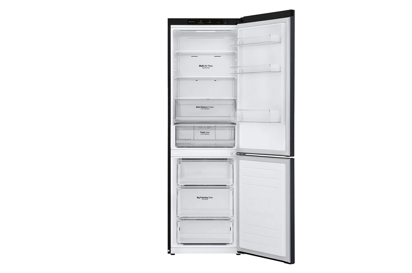 LG GB-B3442MC 2 Door Fridge 341L
