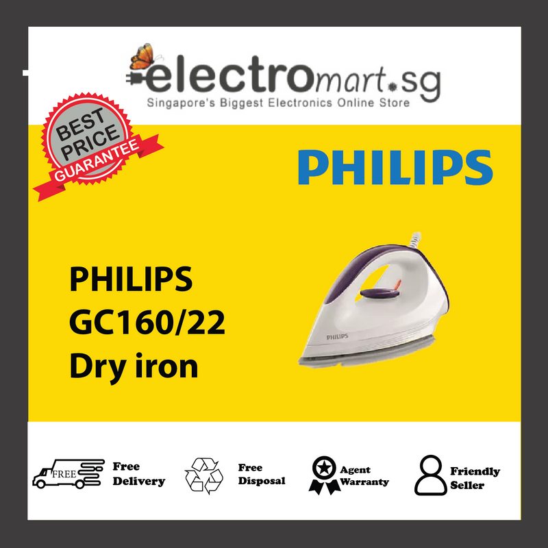 PHILIPS GC160/22 Dry iron