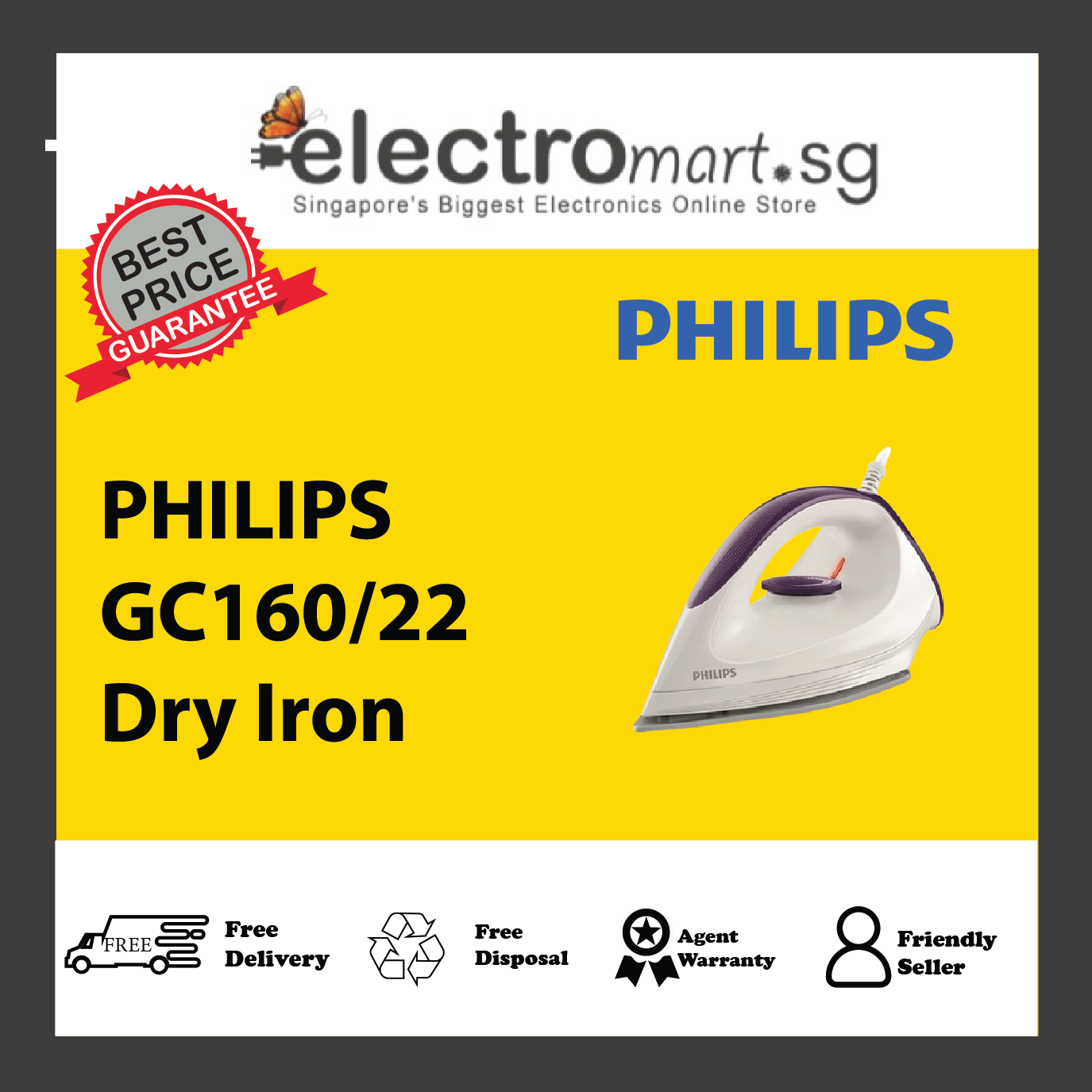 PHILIPS GC160/22 Dry Iron