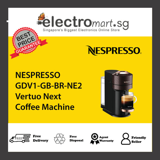 NESPRESSO GDV1-GB-BR-NE2 Vertuo Next Coffee Machine