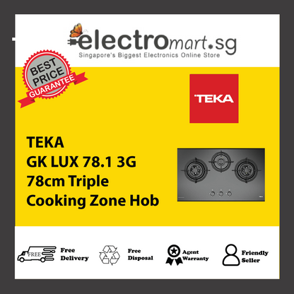 TEKA GK LUX 78.1 3G 78cm Triple Cooking Zone Hob