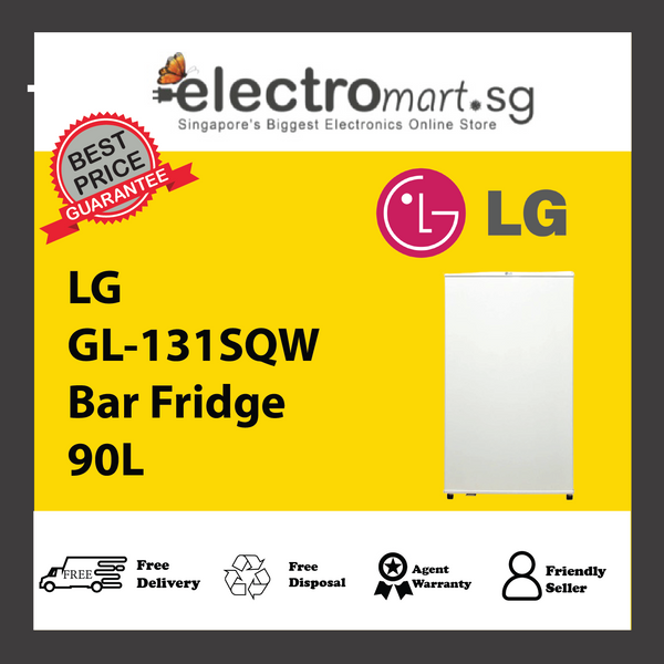 LG GL-131SQW Bar Fridge 90L