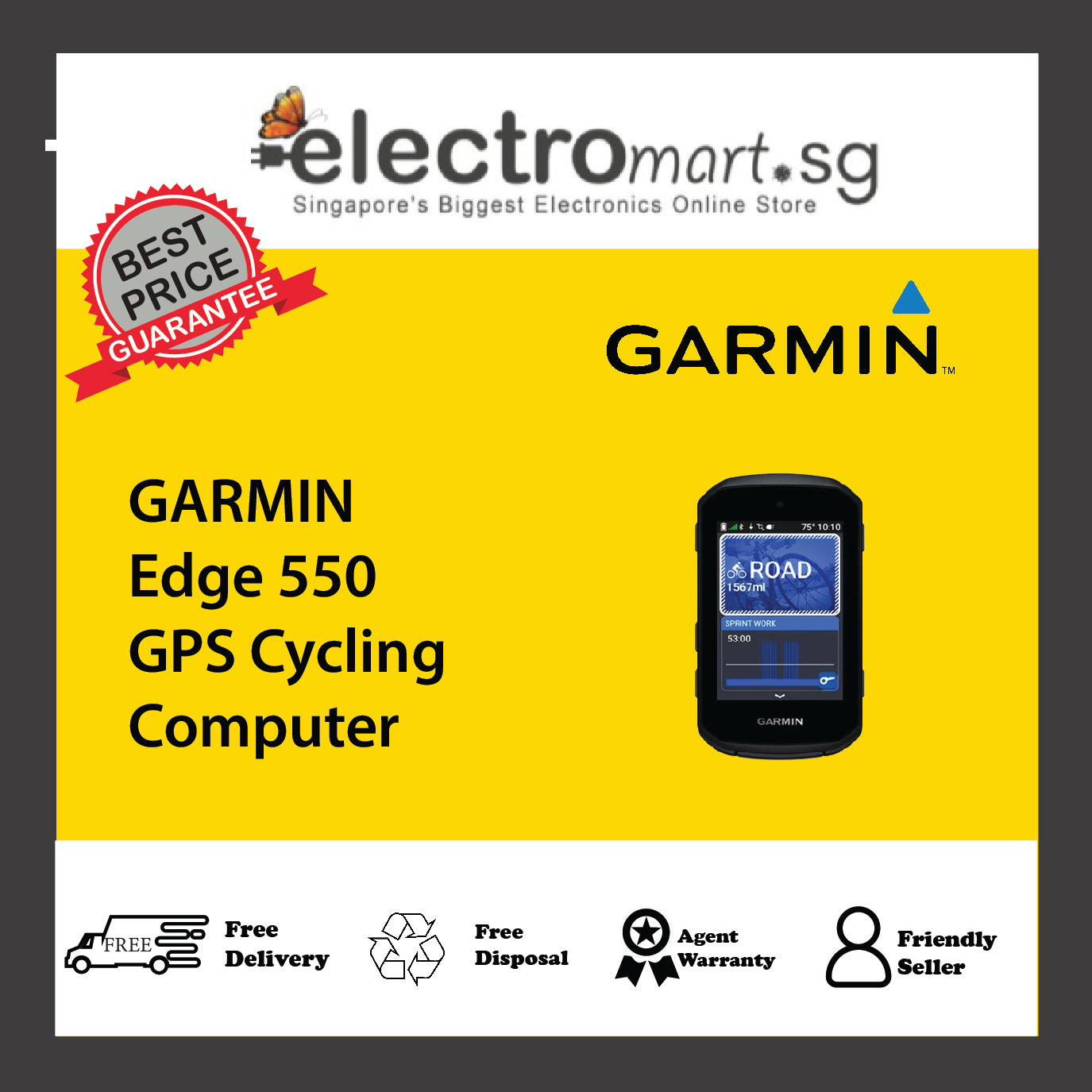 GARMIN Edge 550 GPS Cycling Computer