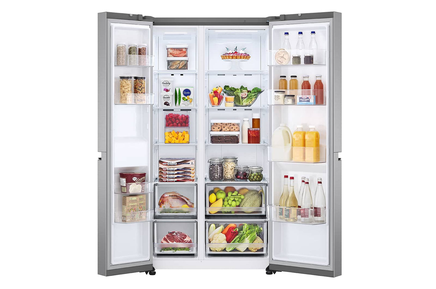 LG GS-B6473PZ Side-By-Side Fridge 647L