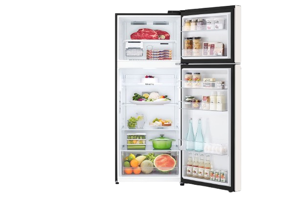 LG  GT-B3952BN Top Freezer with Smart  Inverter Compressor in  Objet Collection Beige 395L
