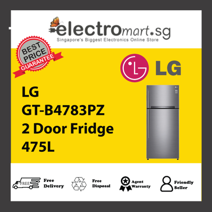 LG GT-B4783PZ 2 Door Fridge 475L