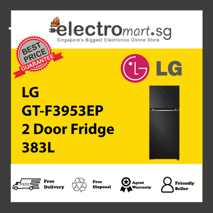LG GT-F3953EP 2 Door Fridge 383L