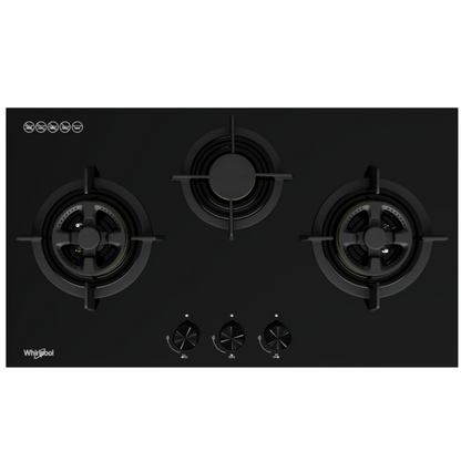 WHIRLPOOL GWG8830 88cm 3 Burner Gas Hob