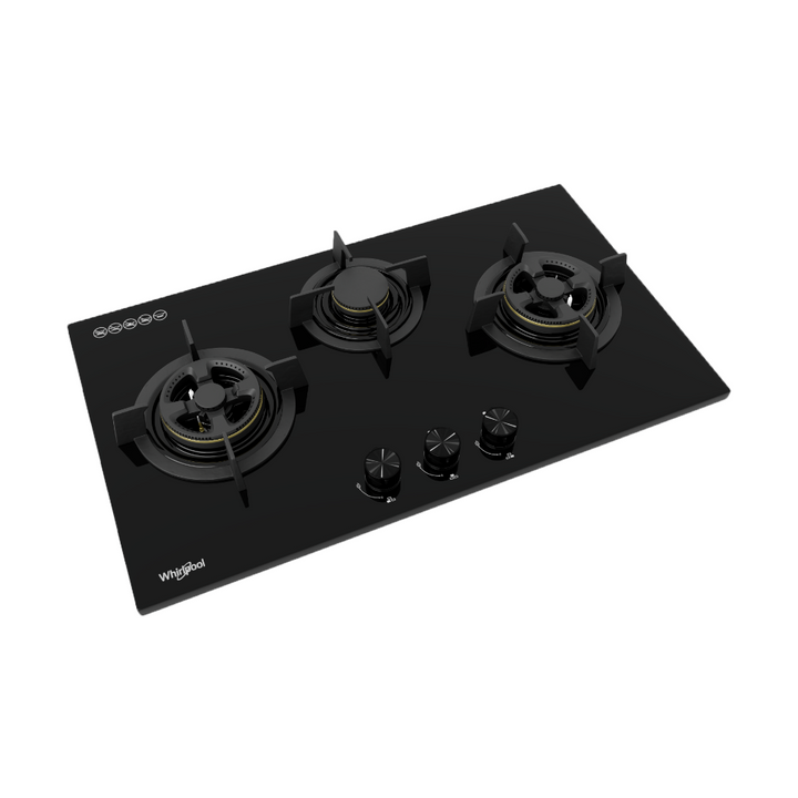 WHIRLPOOL GWG8830 88cm 3 Burner Gas Hob