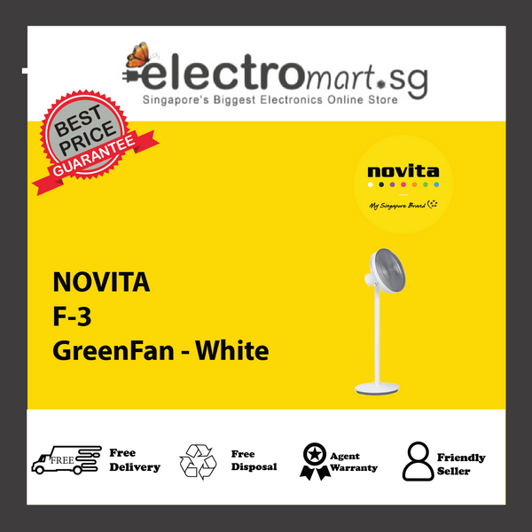 NOVITA F-3 GreenFan - White