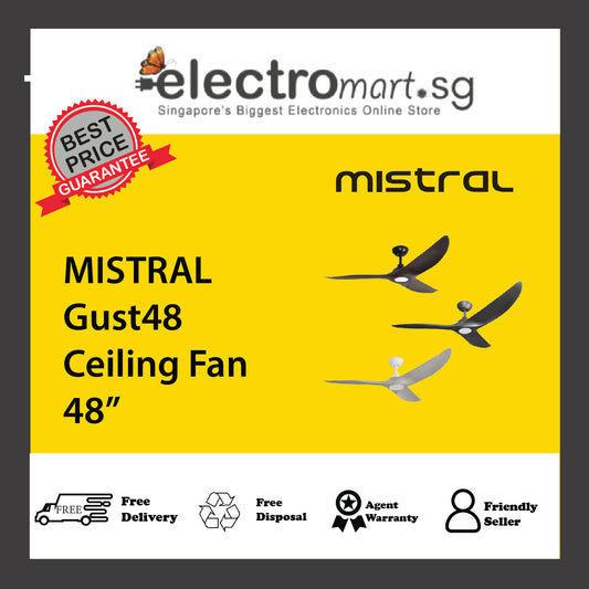 MISTRAL Gust48 Ceiling Fan 48”