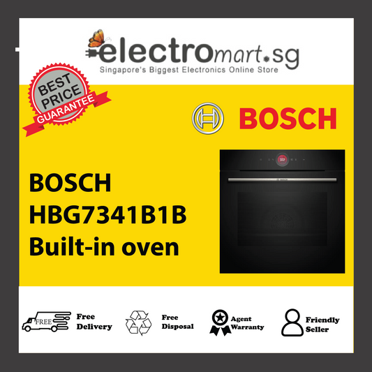 BOSCH HBG7341B1B Series 8 Built-in oven 60 x 60cm