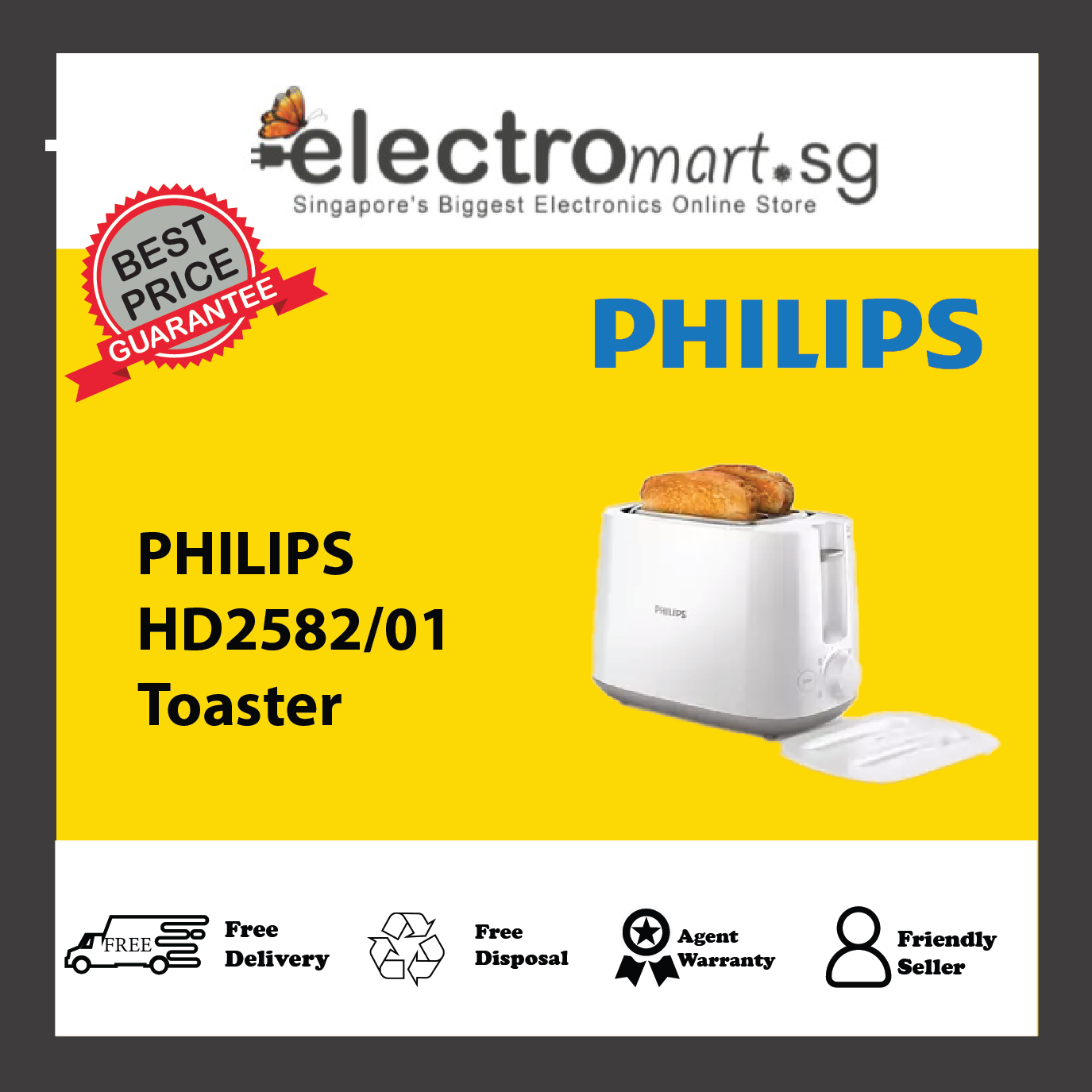 PHILIPS HD2582/01 Toaster