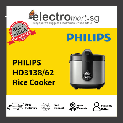 PHILIPS HD3138/62 Rice Cooker