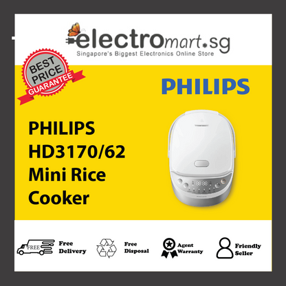 PHILIPS HD3170/62 Mini Rice Cooker