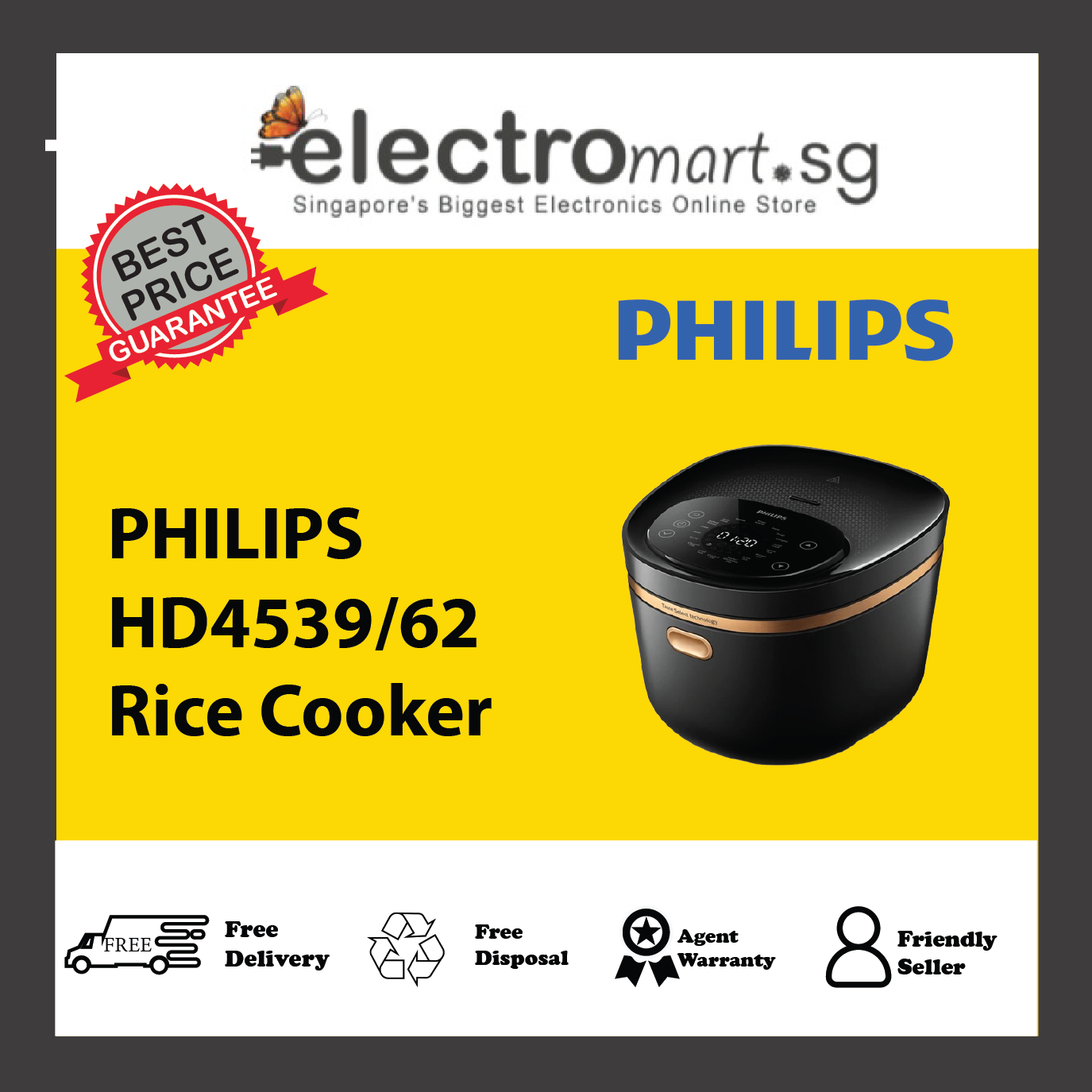 PHILIPS HD4539/62 Rice Cooker