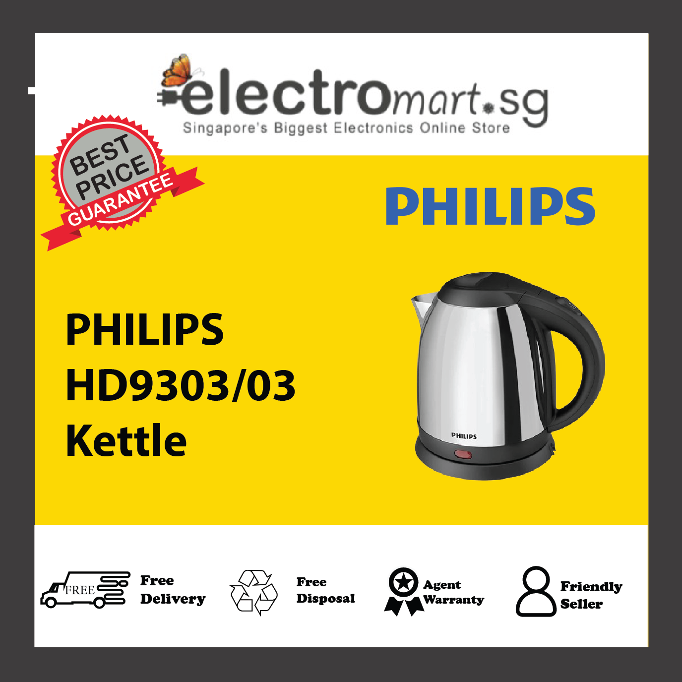 PHILIPS HD9303/03 Kettle