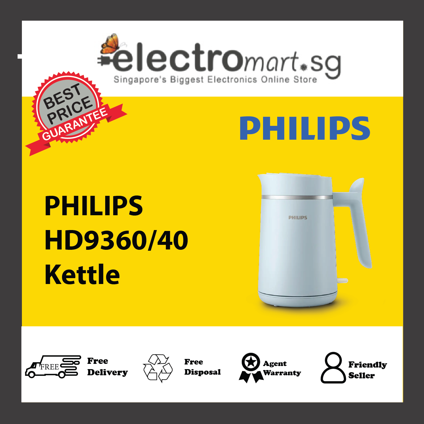PHILIPS HD9360/40 Kettle