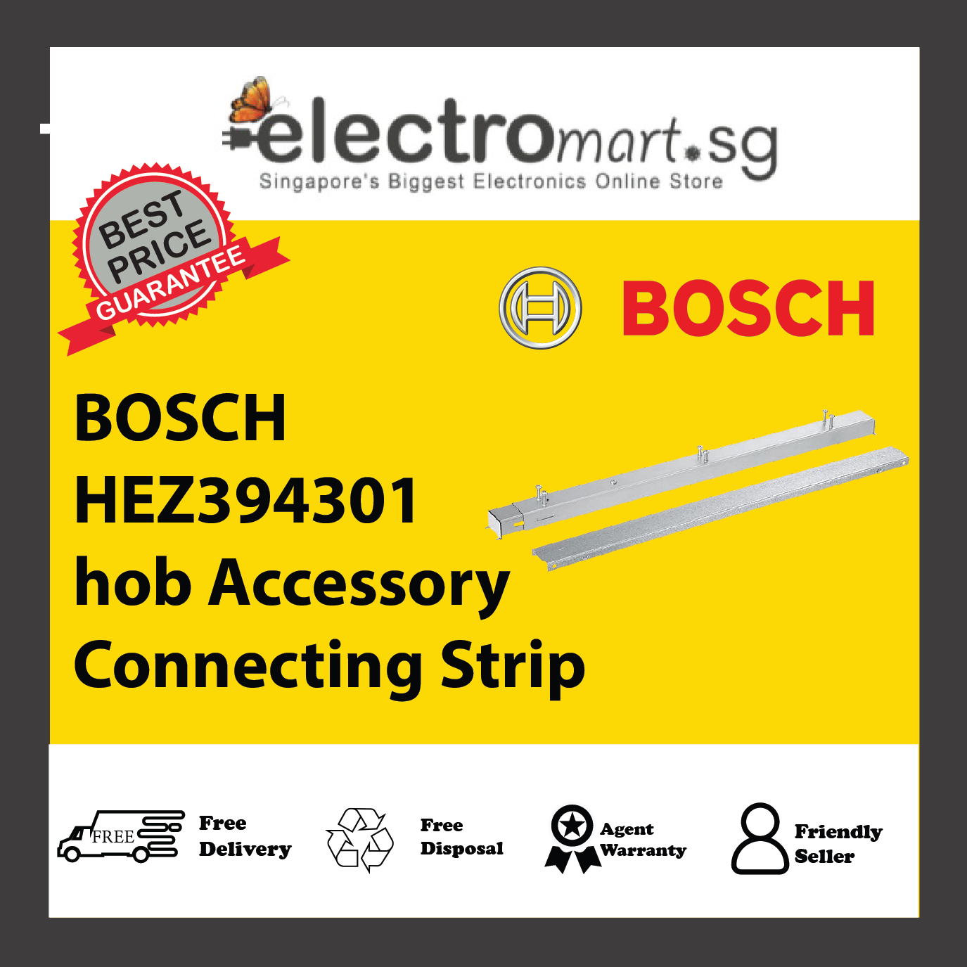 BOSCH HEZ394301 hob Accessory Connecting Strip