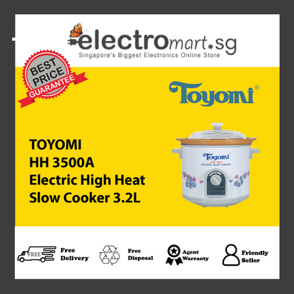 TOYOMI HH 3500A Electric High Heat Slow Cooker 3.2L