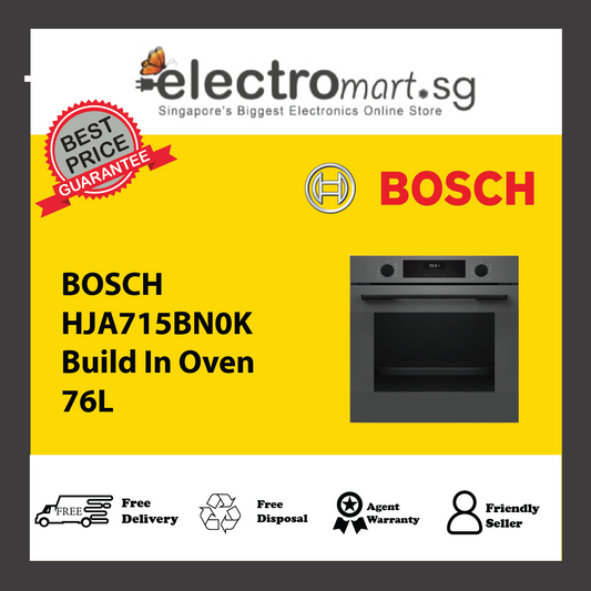 BOSCH HJA715BN0K Build In Oven 76L