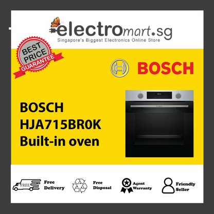 BOSCH HJA715BR0K Series 4 Built-in oven 60 x 60 cm Stainless steel
