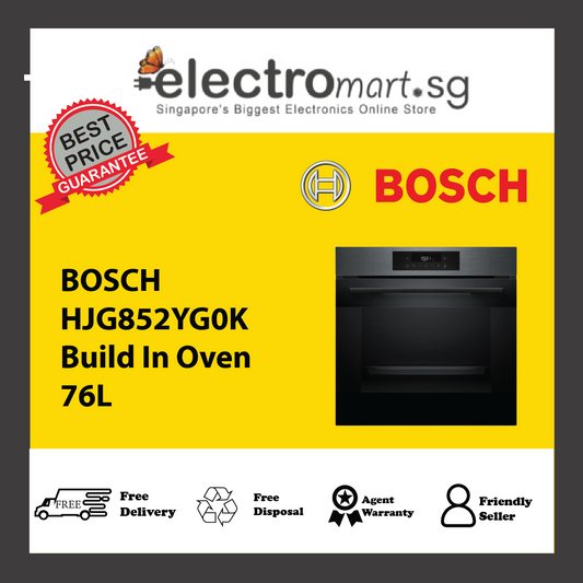 BOSCH HJG852YG0K Build In Oven 76L