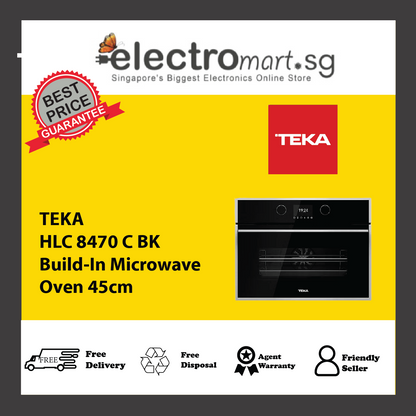 TEKA HLC 8470 C BK Build-In Microwave Oven 45cm