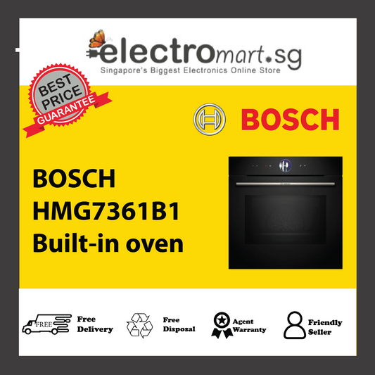 BOSCH HMG7361B1 Series 8 Built-in oven with microwave function 60 x 60cm