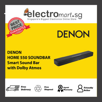DENON HOME 550 SOUNDBAR Smart Sound Bar with Dolby Atmos