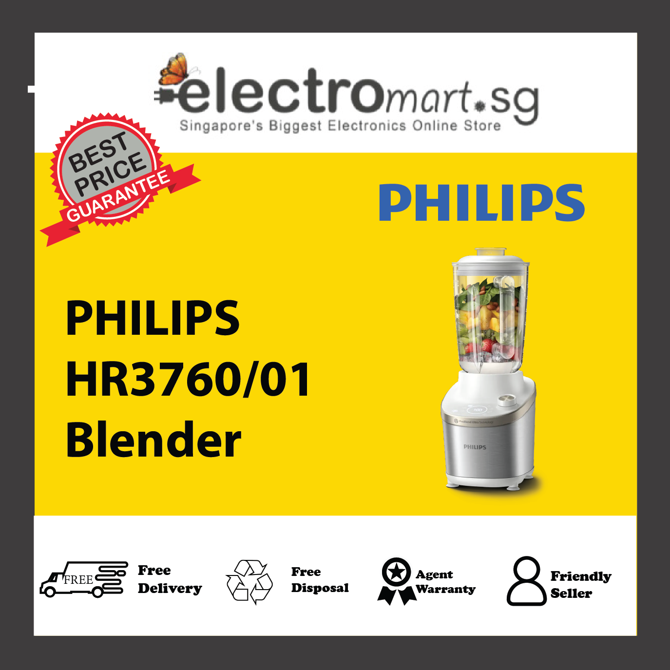PHILIPS HR3760/01 Blender
