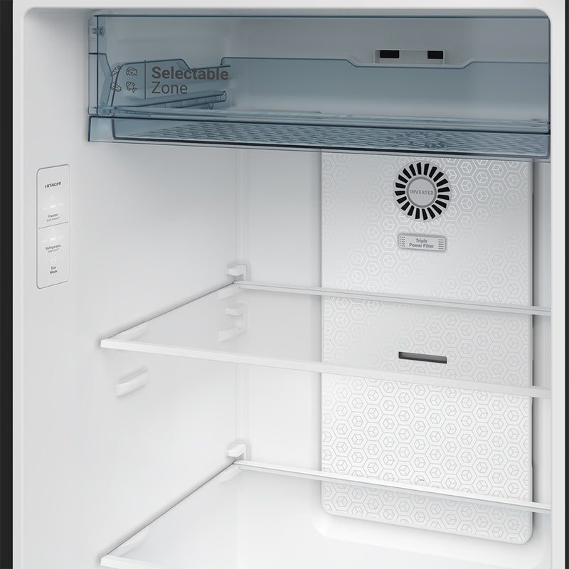 HITACHI HRTN6443SAGBKSG 2 Door Refrigerator 409L