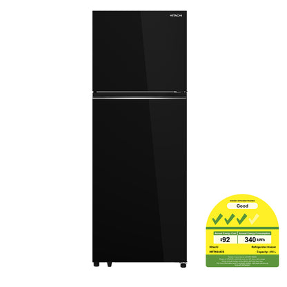 HITACHI HRTN6443SGBKSG 2 Door Refrigerator 409L