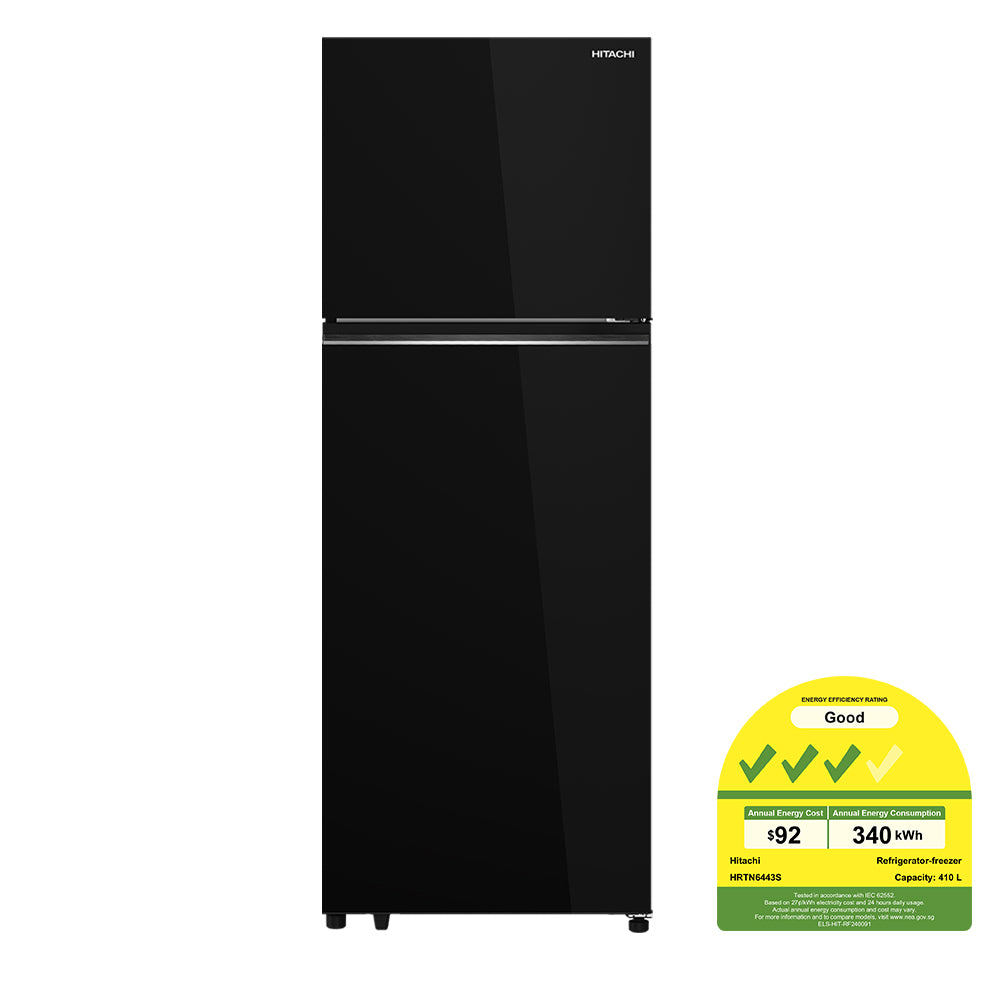 HITACHI HRTN6443SAGBKSG 2 Door Refrigerator 409L