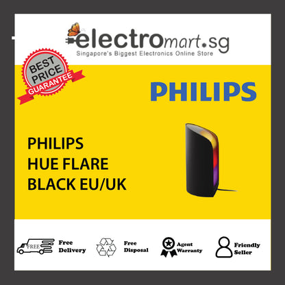 PHILIPS HUE FLARE BLACK EU/UK
