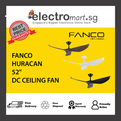FANCO HURACAN 52" DC CEILING FAN