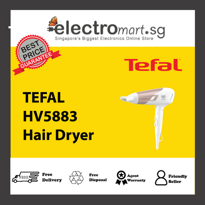 TEFAL HV5883 Studio Dry Power Foldable Hair Dryer