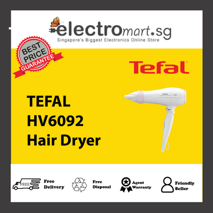 TEFAL HV6092 Instant Dry Power Foldable Hair Dryer