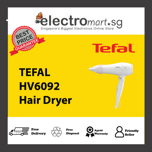 TEFAL HV6092 Instant Dry Power Foldable Hair Dryer