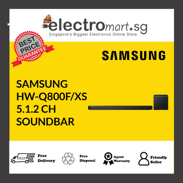 Samsung HW-Q800F/XS Q-Series Soundbar 5.1.2ch Subwoofer