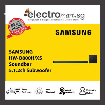 SAMSUNG HW-Q800H/XS Soundbar 5.1.2ch Subwoofer