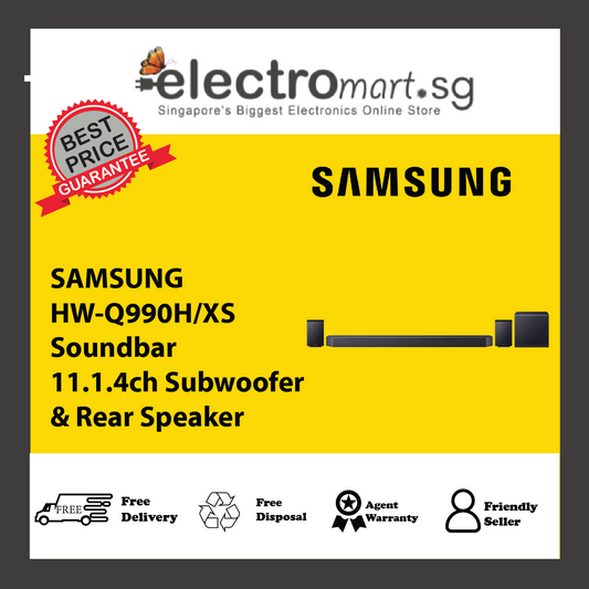 SAMSUNG HW-Q990H/XS Soundbar 11.1.4ch Subwoofer & Rear Speaker